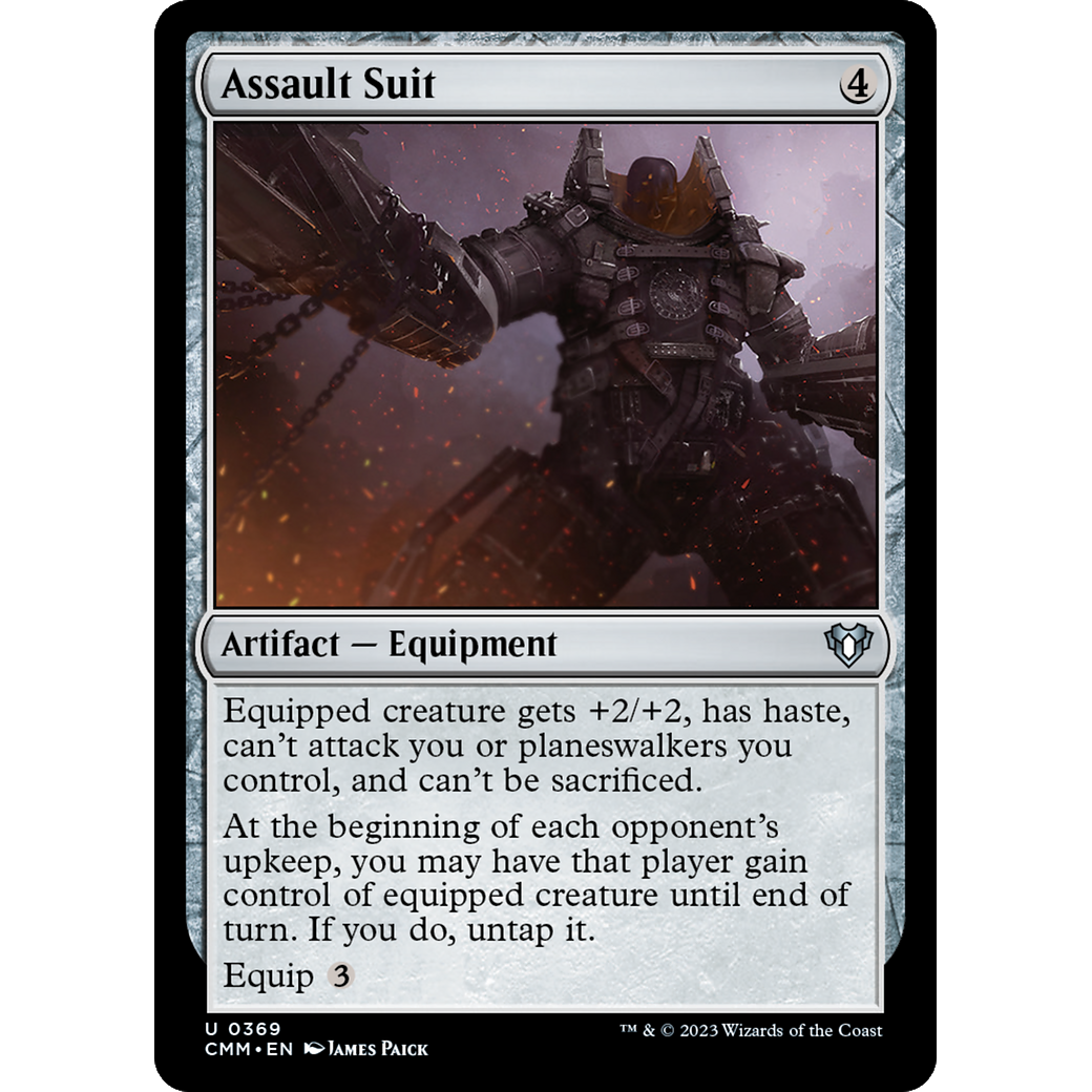 Assault Suit (CMM-369) - Commander Masters Foil