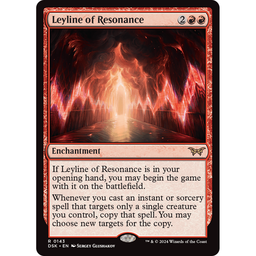 Leyline of Resonance (DSK-143) - Duskmourn: House of Horror