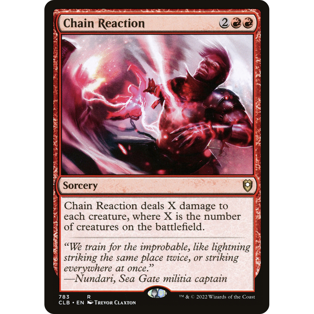 Chain Reaction (CLB-783) - Commander Legends: Battle for Baldur's Gate