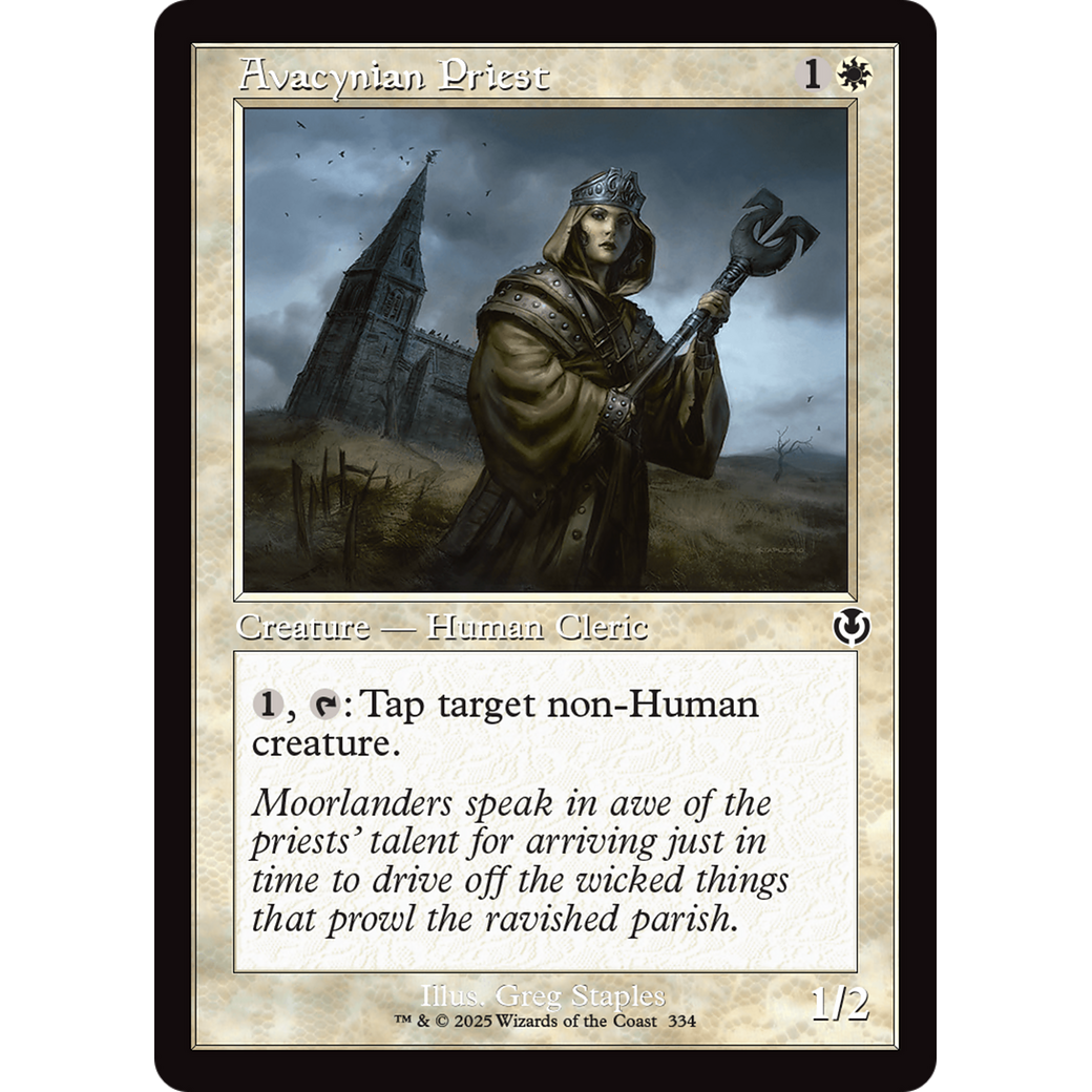 Avacynian Priest (INR-334) - Innistrad Remastered