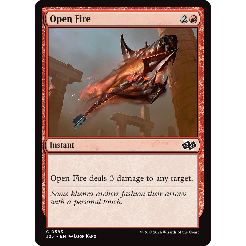 Open Fire (J25-583) - Foundations Jumpstart