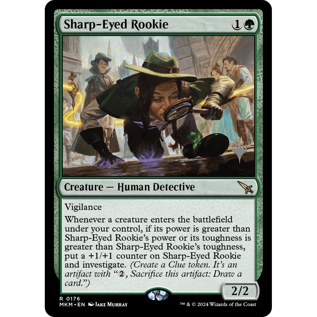 Sharp-Eyed Rookie (PPMKM-176P) - Murders at Karlov Manor Promos Foil