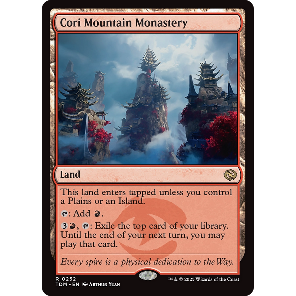 Cori Mountain Monastery (TDM-252) - Tarkir: Dragonstorm Foil