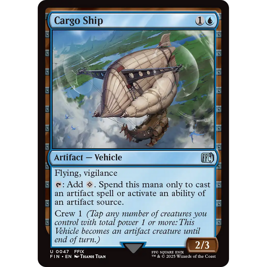 Cargo Ship (FIN-047) - FINAL FANTASY Foil