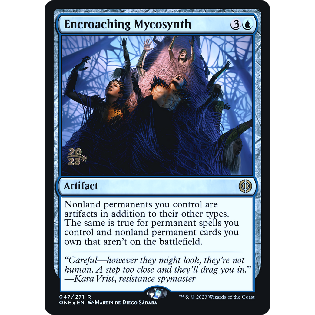 Encroaching Mycosynth (PRE-47S) - Phyrexia: All Will Be One Promos Foil