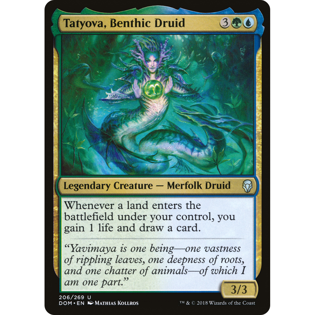 Tatyova, Benthic Druid (DOM-206) - Dominaria Foil
