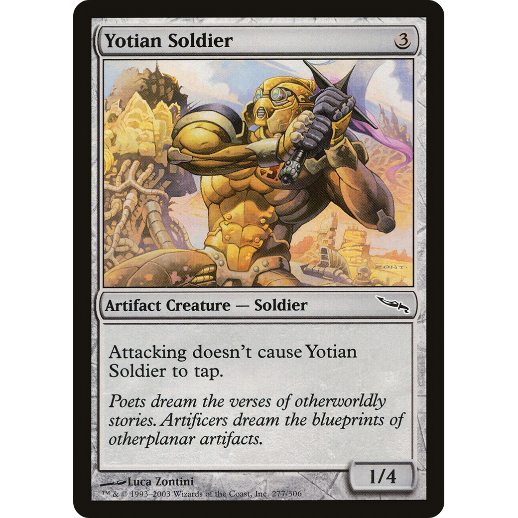 Yotian Soldier (MRD-277) - Mirrodin Foil