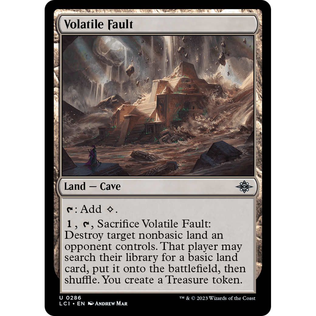 Volatile Fault (LCI-286) - The Lost Caverns of Ixalan Foil