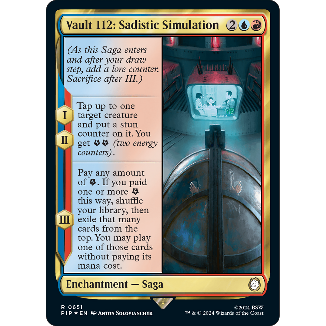 Vault 112: Sadistic Simulation (PIP-651) - Fallout Foil