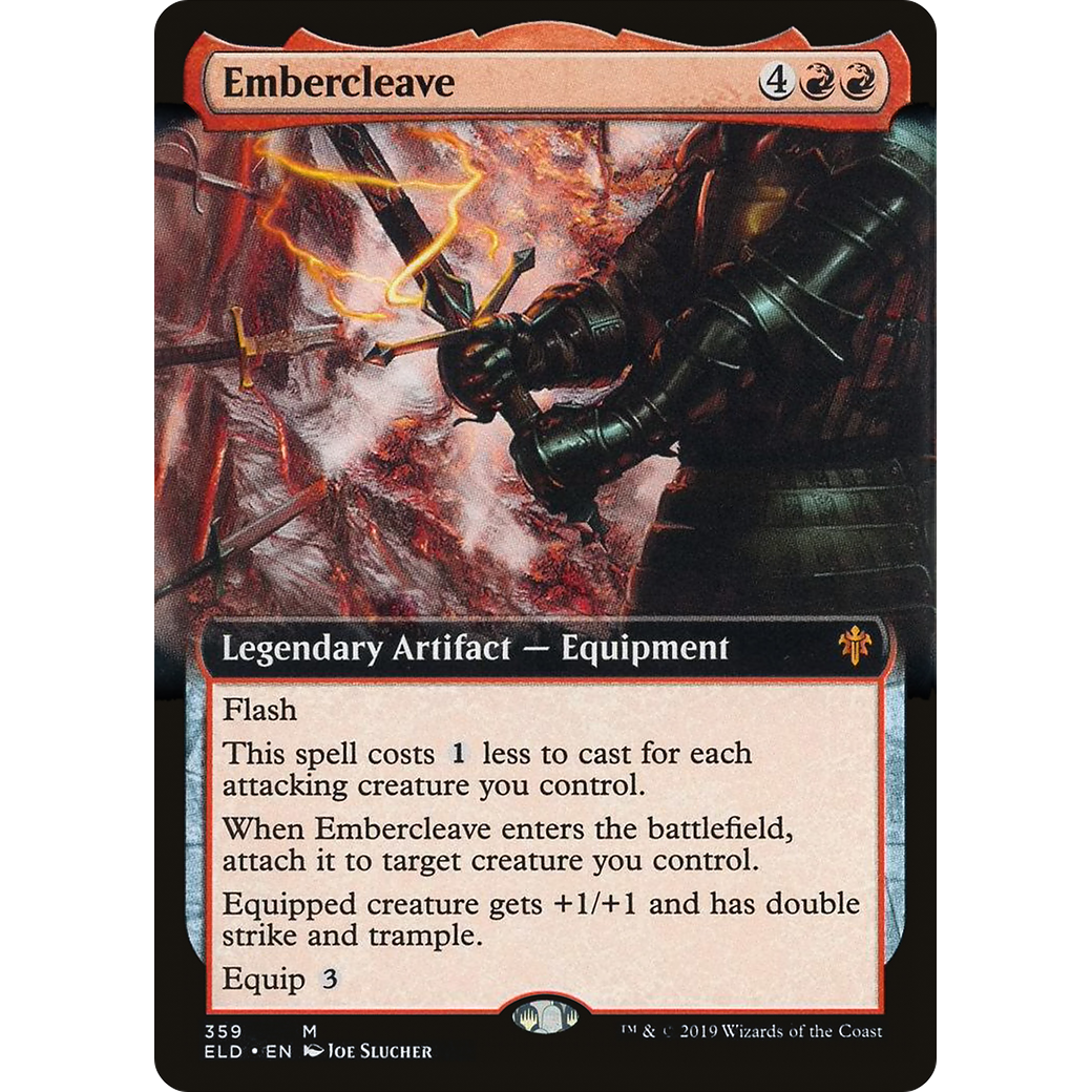 Embercleave (Extended Art) (ELD-359) - Throne of Eldraine: (Extended Art) Foil
