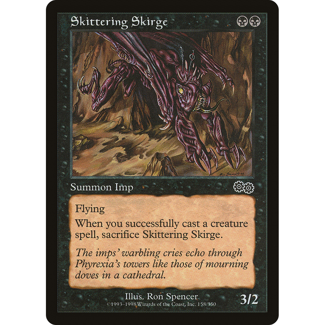 Skittering Skirge (USG-158) - Urza's Saga
