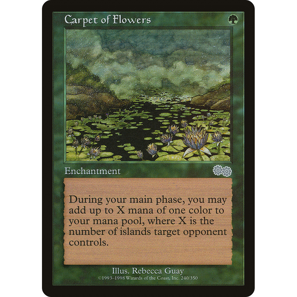 Carpet of Flowers (USG-240) - Urza's Saga