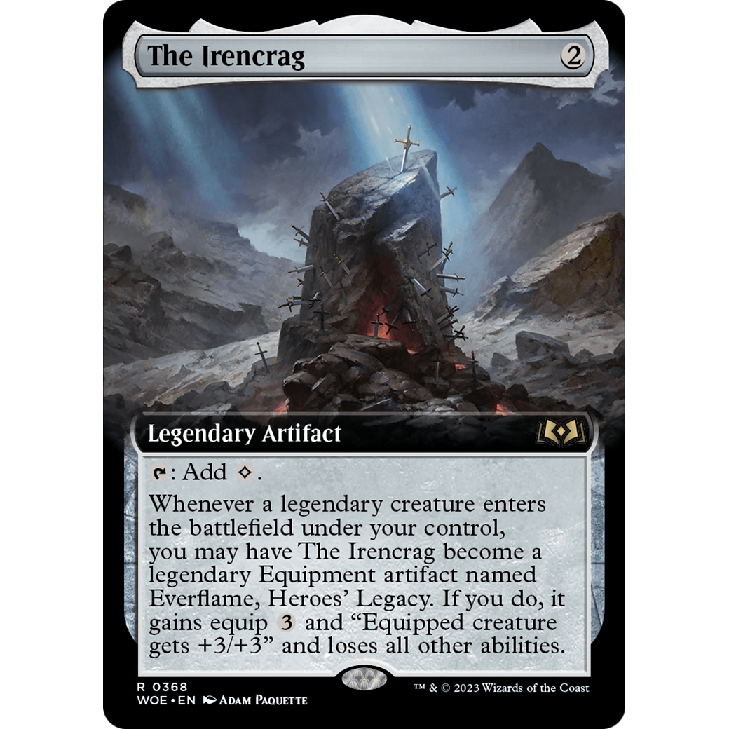 The Irencrag (WOE-368) - Wilds of Eldraine: (Extended Art)