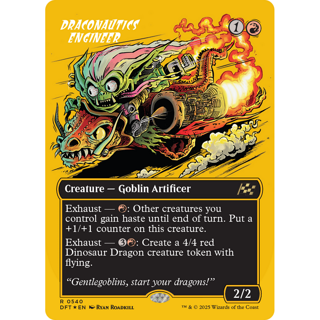 Draconautics Engineer (DFT-540) - Aetherdrift (Borderless) Foil