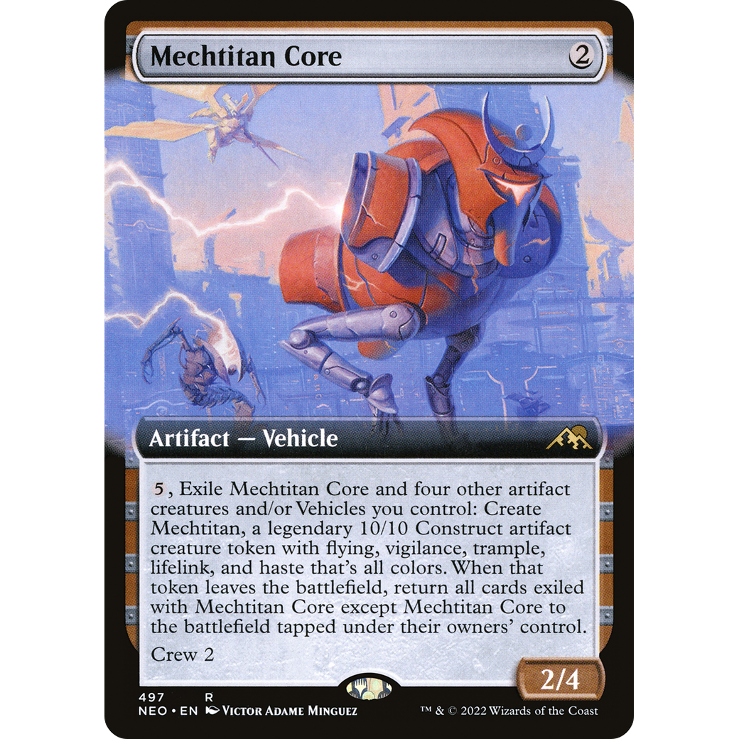 Mechtitan Core (NEO-497) - Kamigawa: Neon Dynasty: (Extended Art)