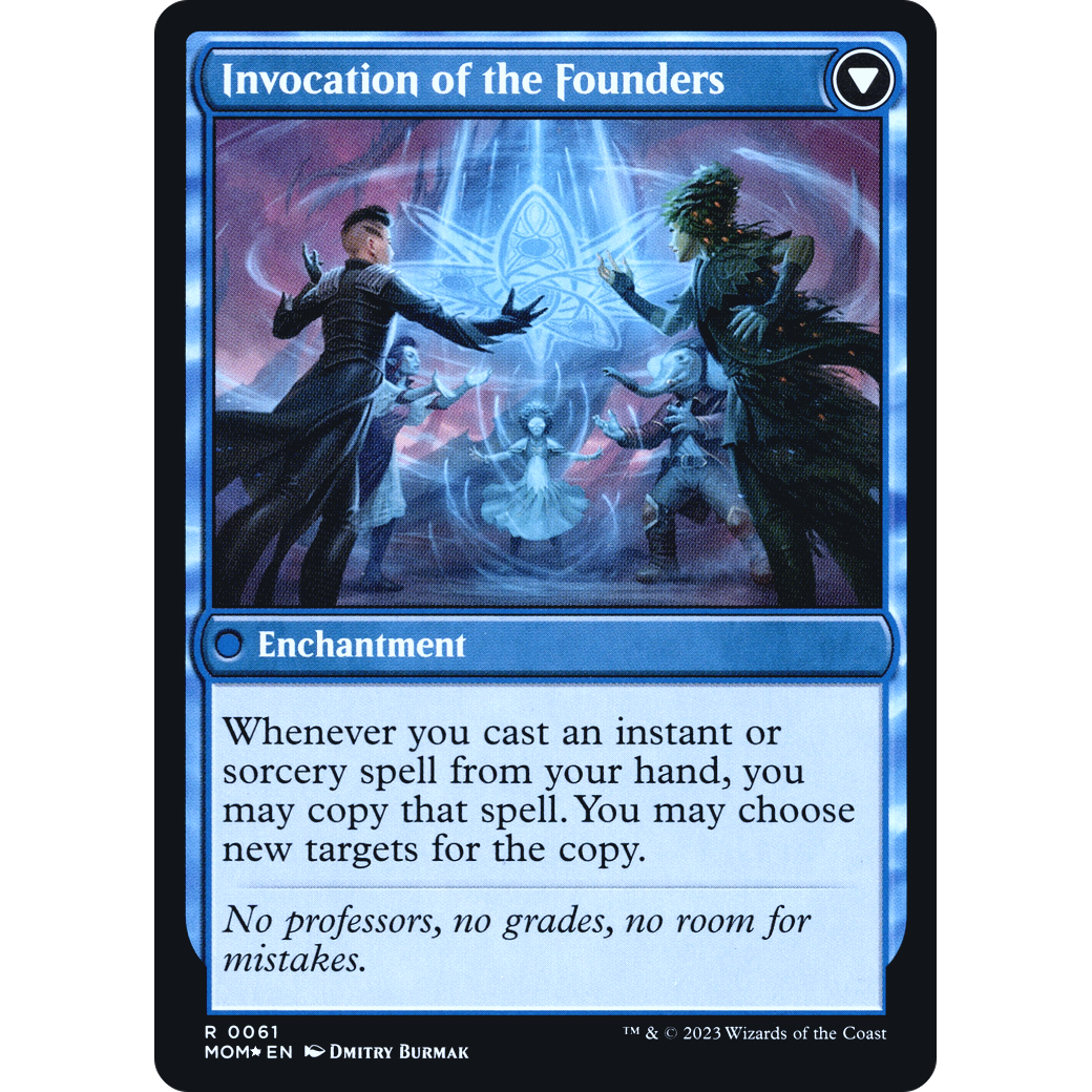 Invasion of Arcavios // Invocation of the Founders (PRE-61S) - March of the Machine Promos Foil