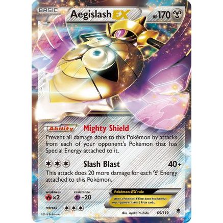 Aegislash EX 65/119 - XY Phantom Forces Holofoil