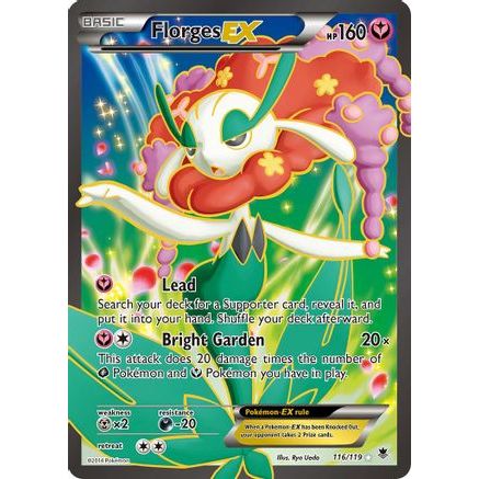 Florges EX (116 Full Art) 116/119 - XY Phantom Forces Holofoil