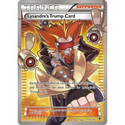 Lysandre's Trump Card (118 Full Art) 118/119 - XY Phantom Forces Holofoil