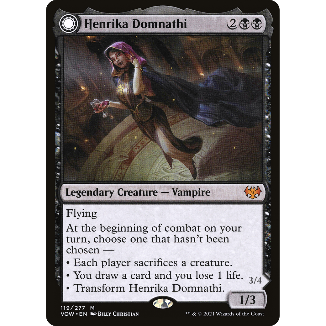 Henrika Domnathi (VOW-119) - Innistrad: Crimson Vow: (Double Faced Transform) Foil