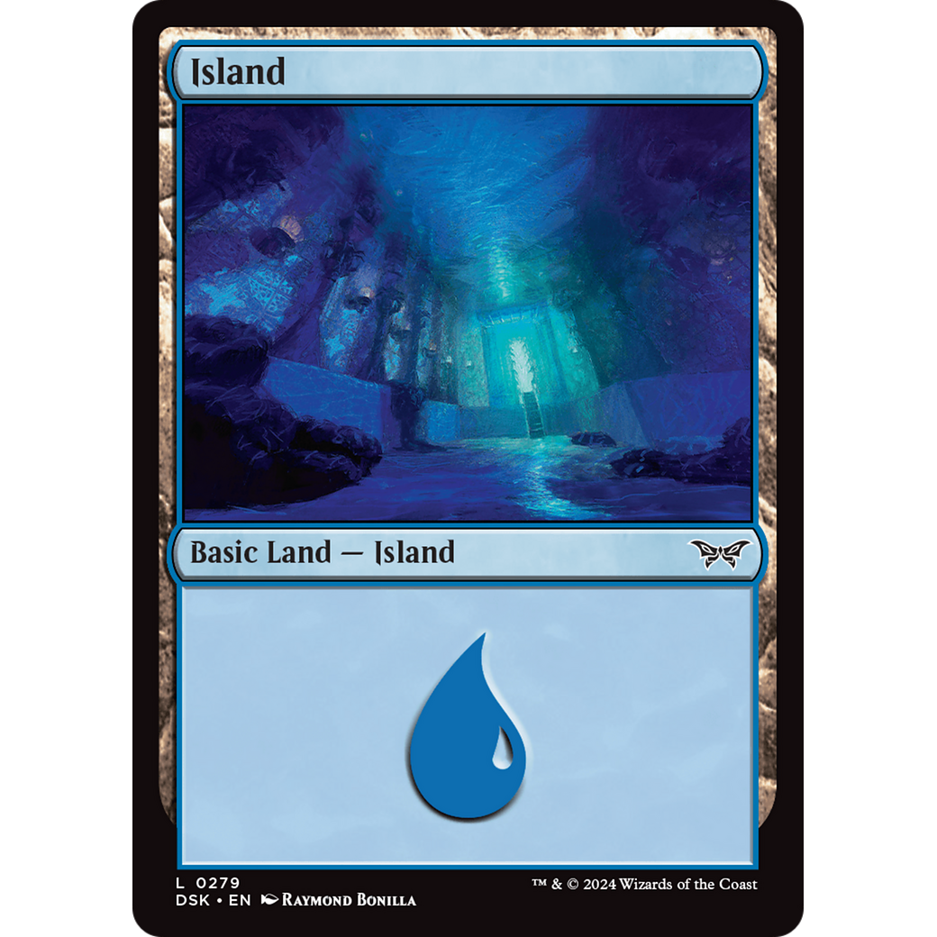 Island (DSK-279) - Duskmourn: House of Horror Foil