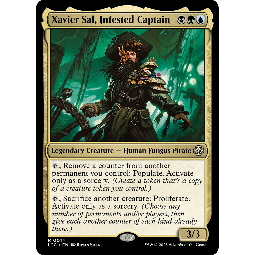 Xavier Sal, Infested Captain (LCC-014) - The Lost Caverns of Ixalan Commander Foil