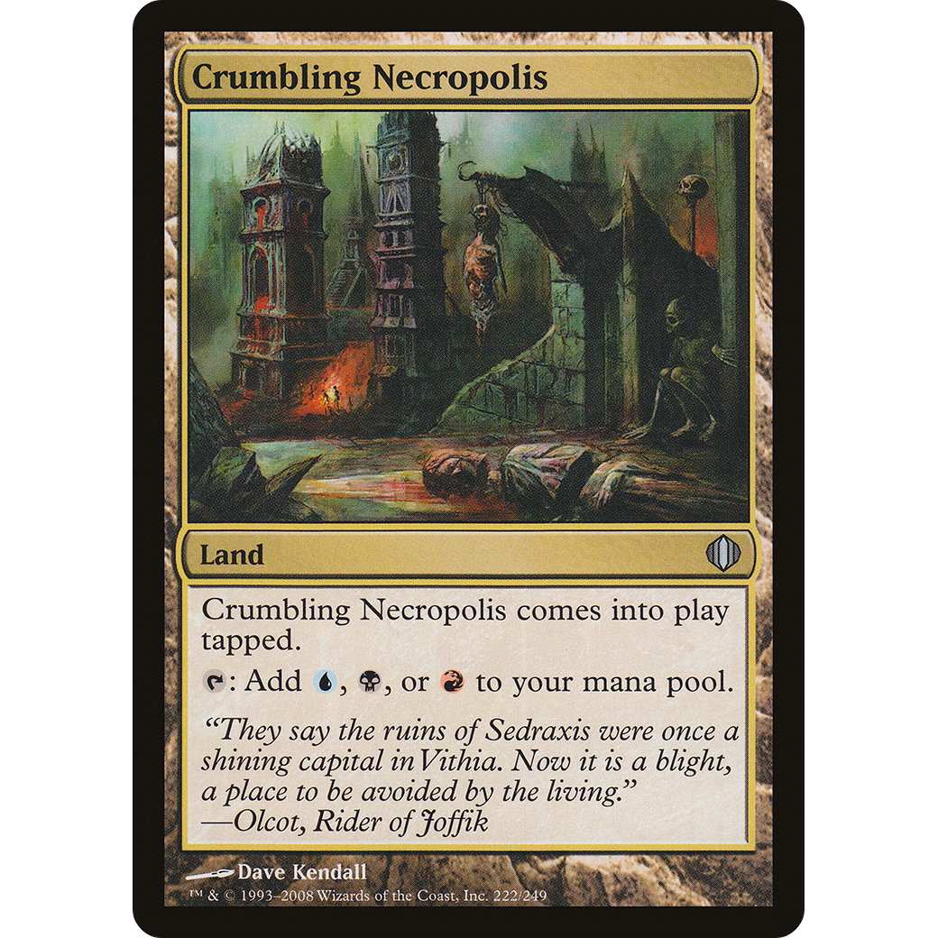 Crumbling Necropolis (ALA-222) - Shards of Alara Foil