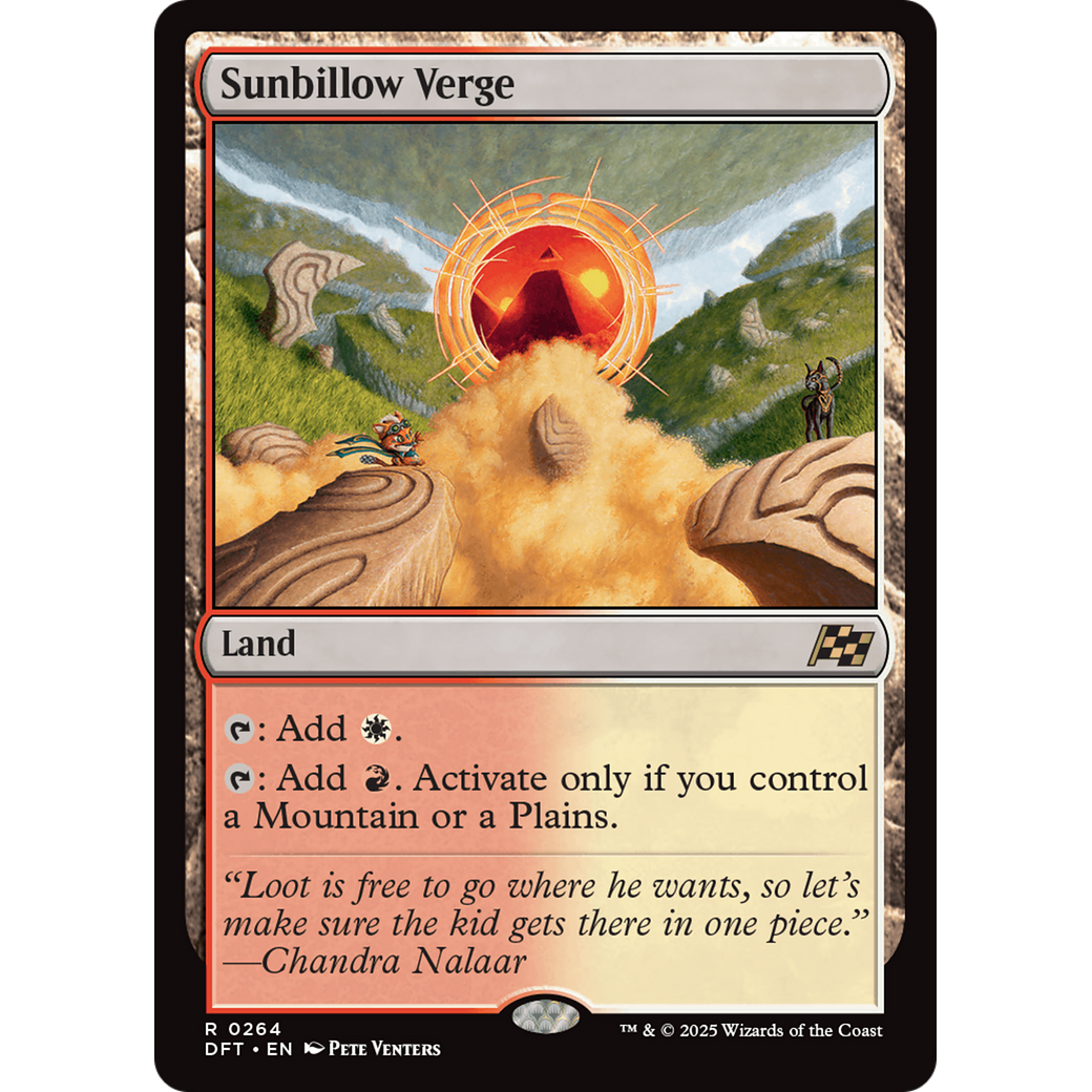 Sunbillow Verge (DFT-264) - Aetherdrift Foil
