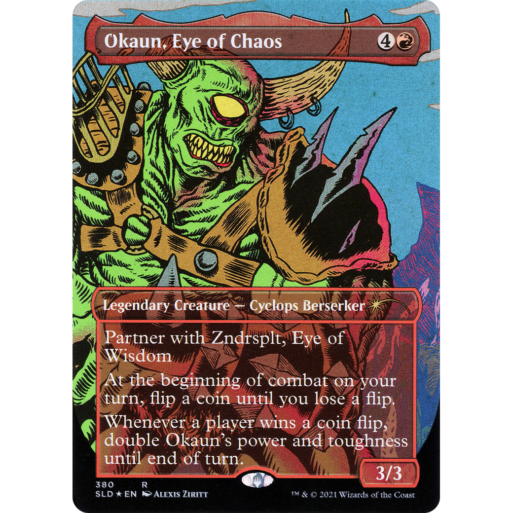 Okaun, Eye of Chaos (SLD-380) - Secret Lair Drop (Borderless)