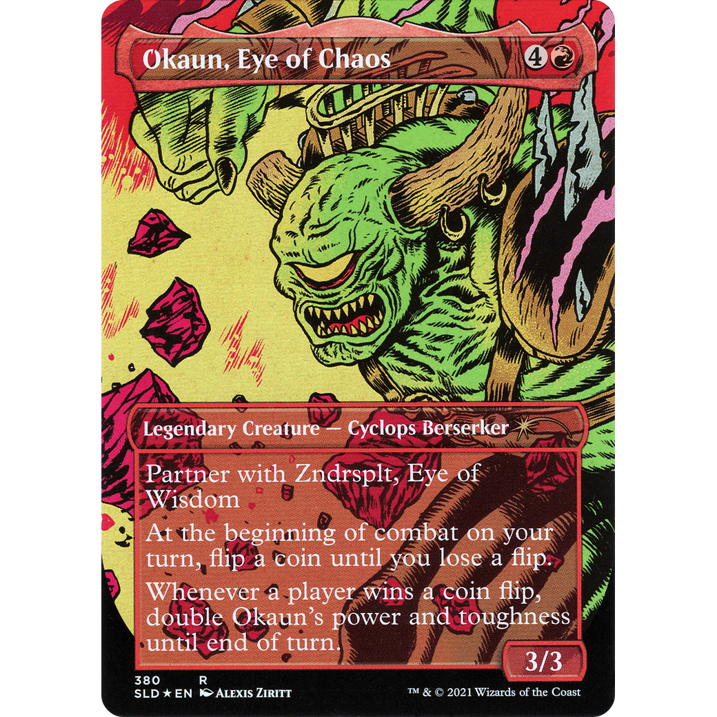 Okaun, Eye of Chaos (SLD-380) - Secret Lair Drop (Borderless)