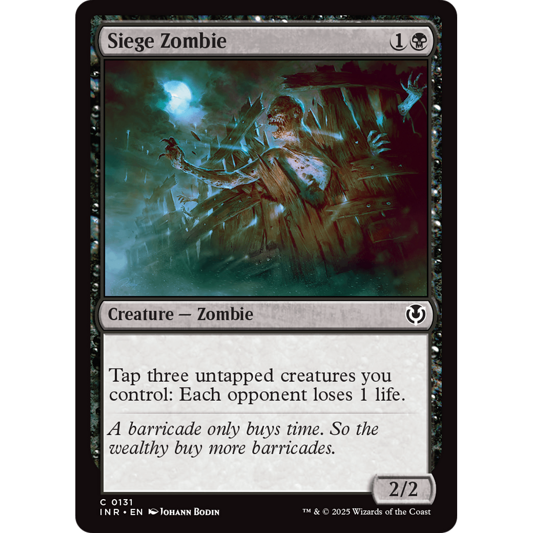 Siege Zombie (INR-131) - Innistrad Remastered Foil