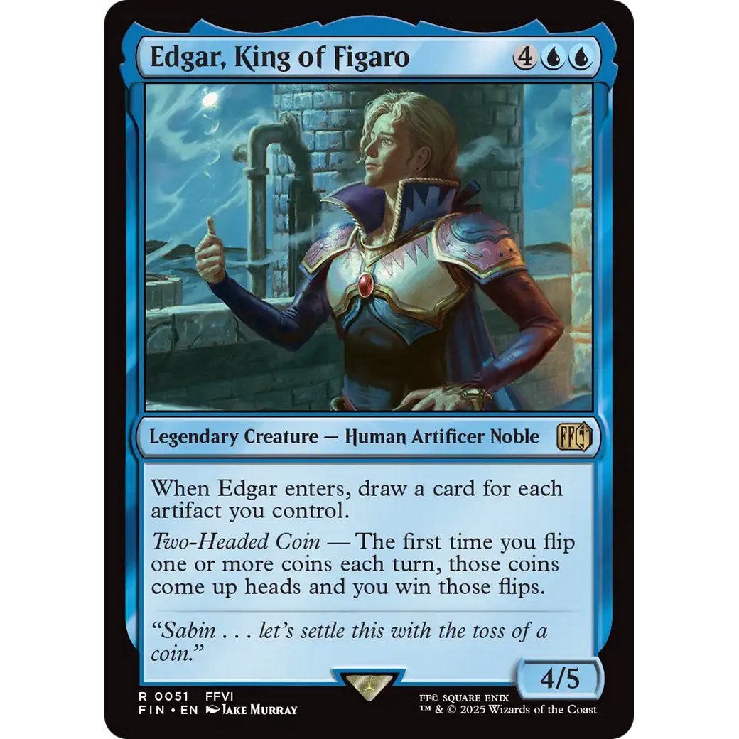 Edgar, King of Figaro (FIN-051) - FINAL FANTASY Foil
