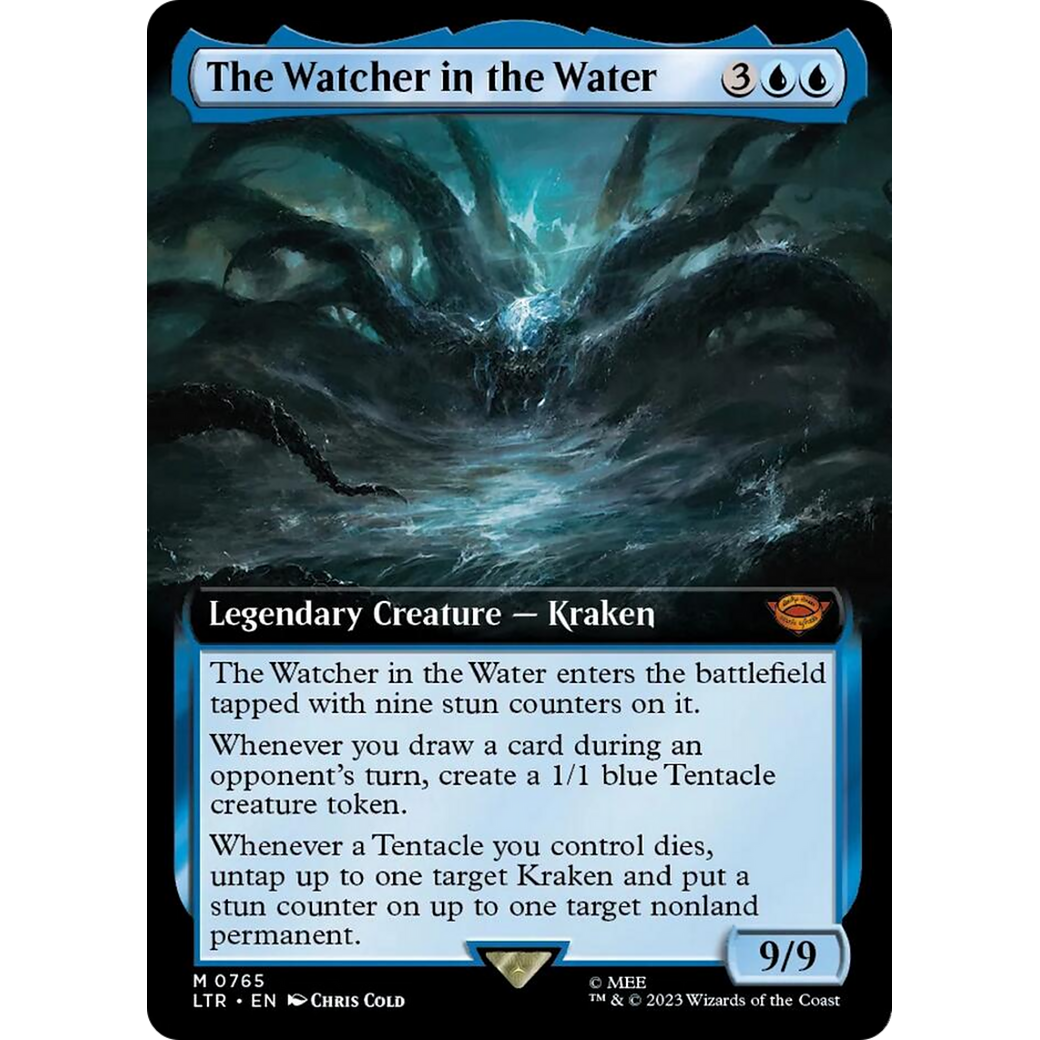 The Watcher in the Water (LTR-765) - The Lord of the Rings: Tales of Middle-earth: (Extended Art) Foil