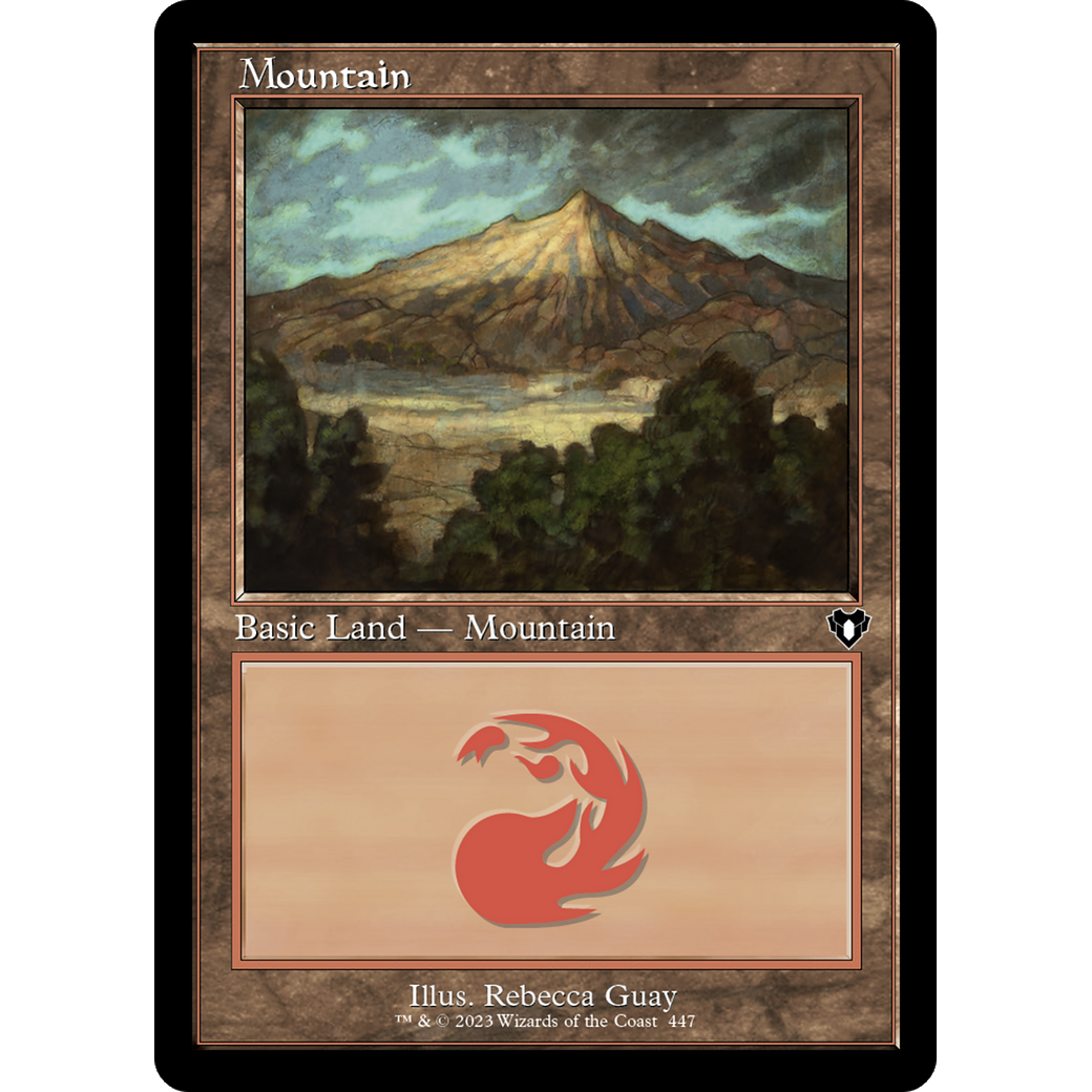 Mountain (CMM-447) - Commander Masters Foil