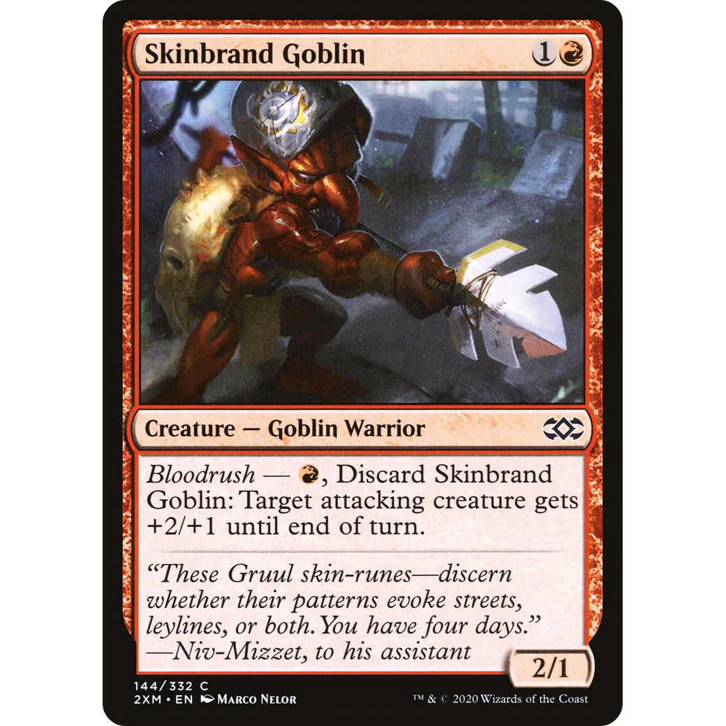 Skinbrand Goblin (2XM-144) - Double Masters