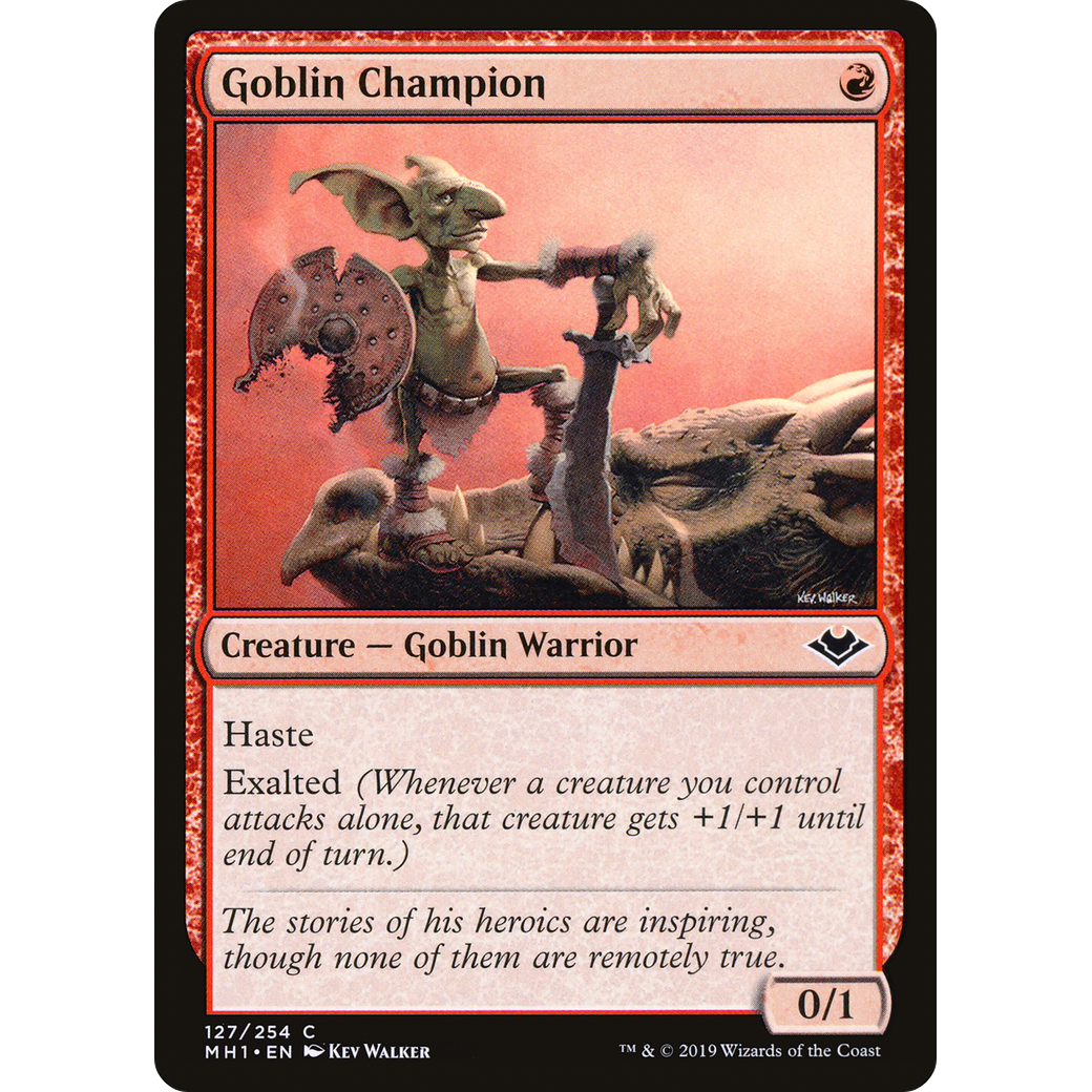Goblin Champion (MH1-127) - Modern Horizons Foil