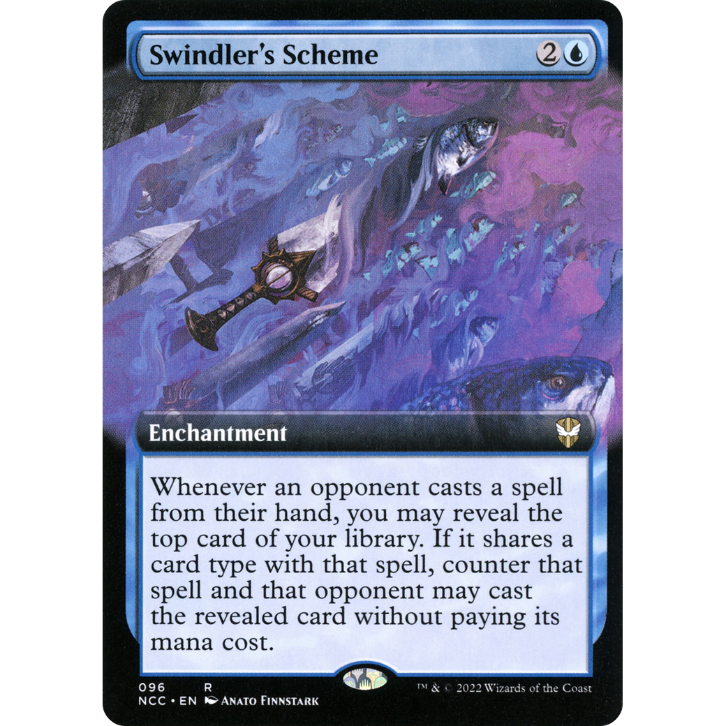 Swindler's Scheme (Extended Art) (NCC-096) - New Capenna Commander: (Extended Art) Foil