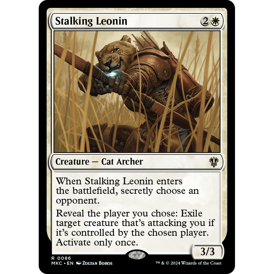 Stalking Leonin (MKC-086) - Murders at Karlov Manor Commander