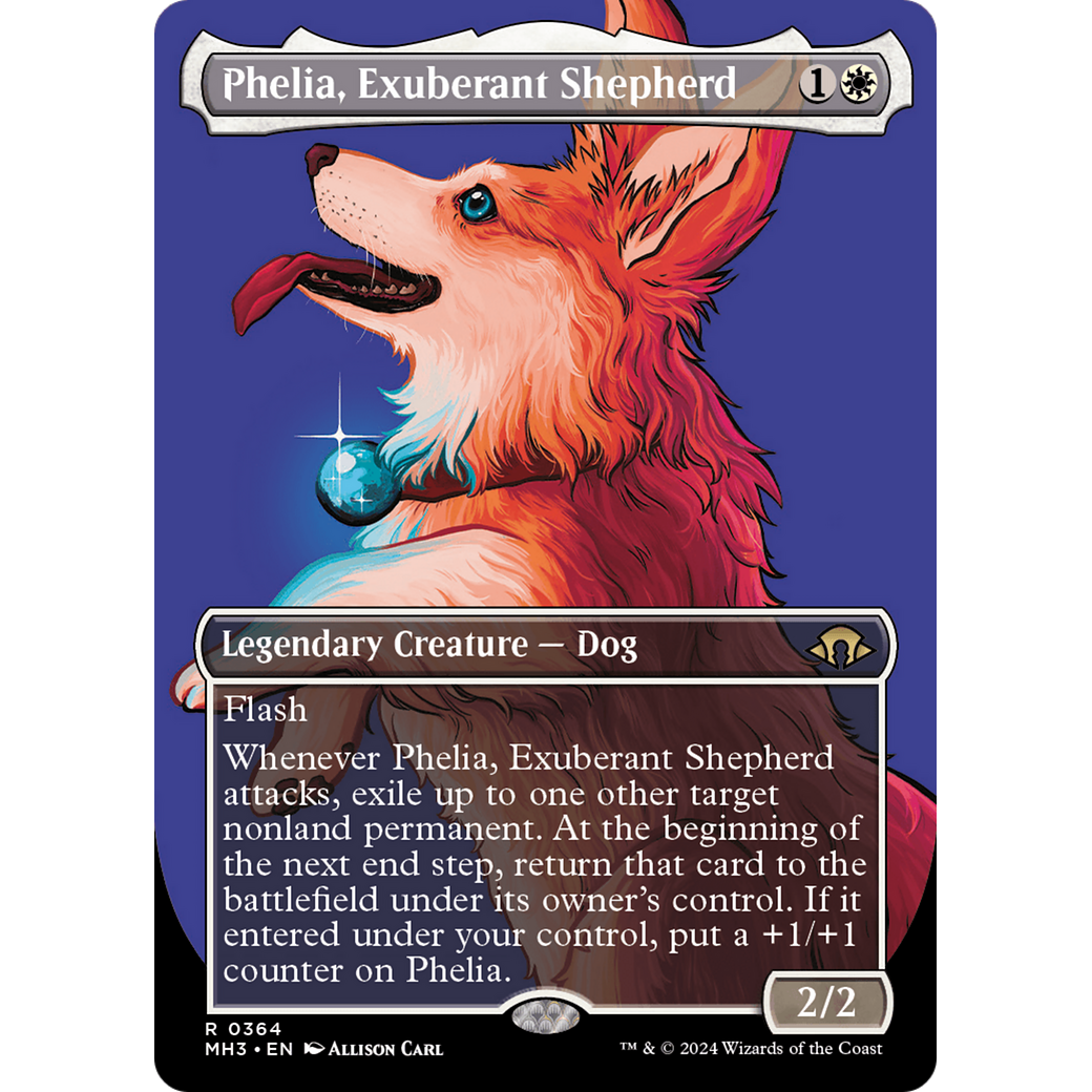 Phelia, Exuberant Shepherd (MH3-364) - Modern Horizons 3 (Borderless) Foil