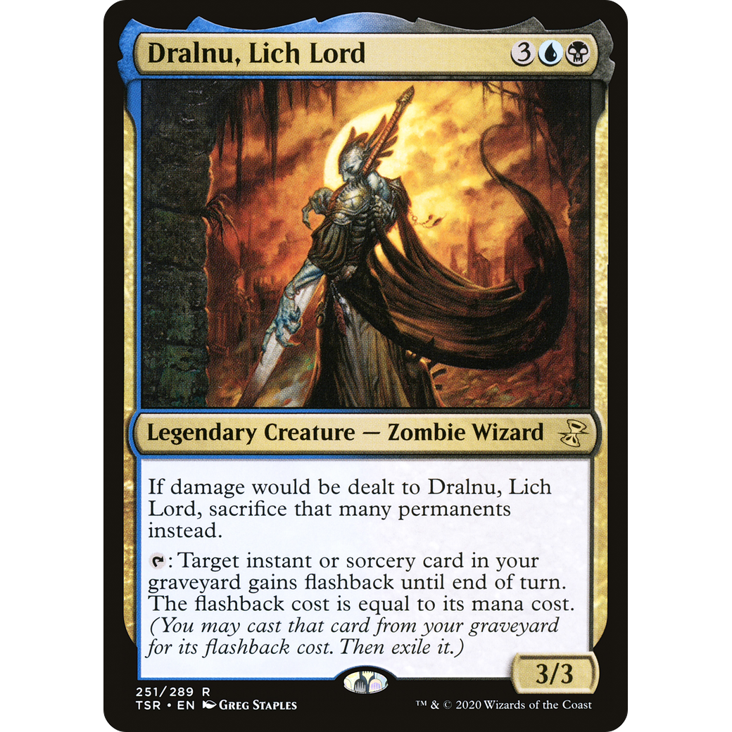 Dralnu, Lich Lord (TSR-251) - Time Spiral Remastered Foil