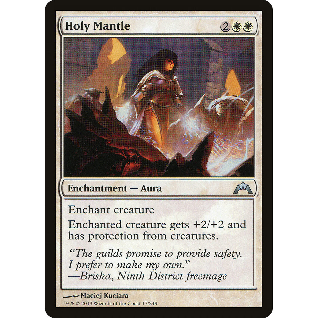 Holy Mantle (GTC-017) - Gatecrash Foil
