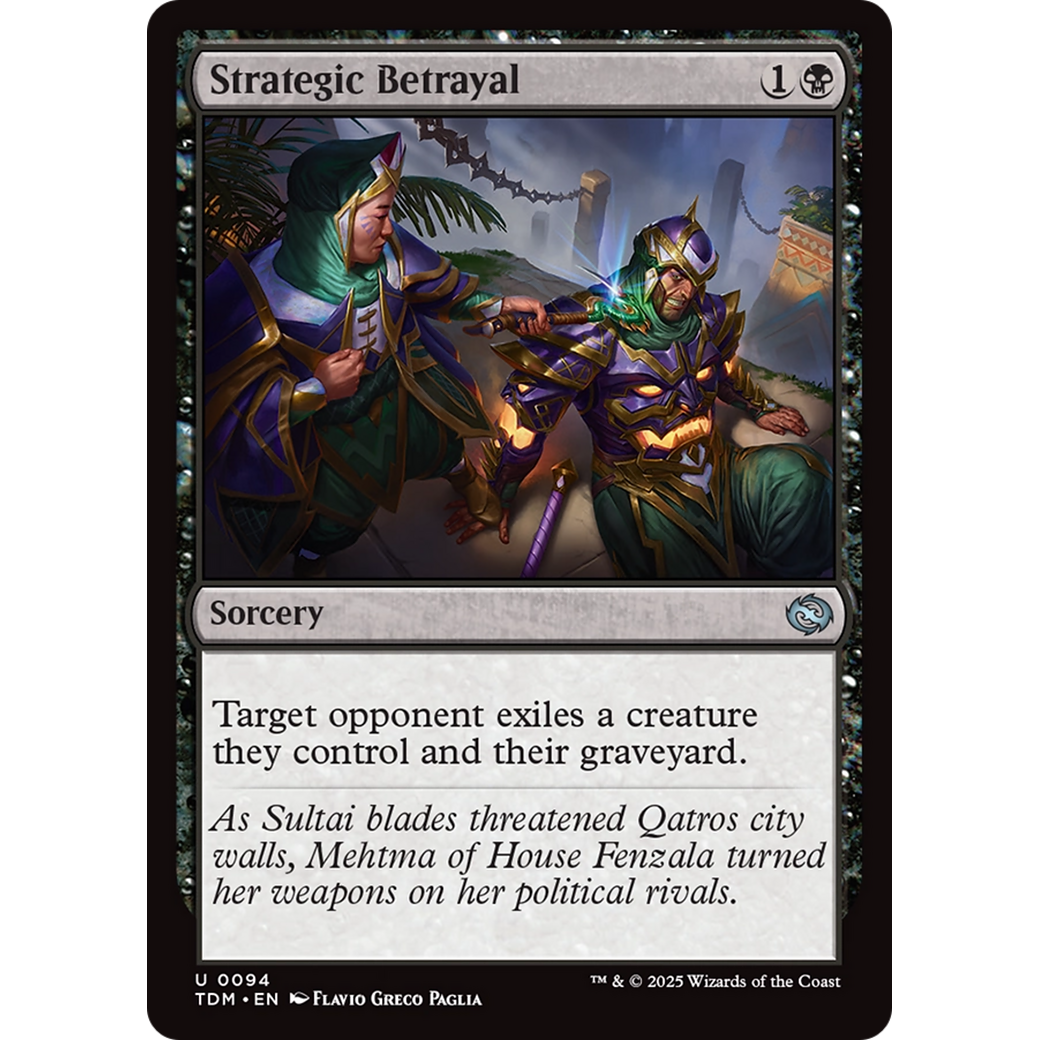 Strategic Betrayal (TDM-094) - Tarkir: Dragonstorm