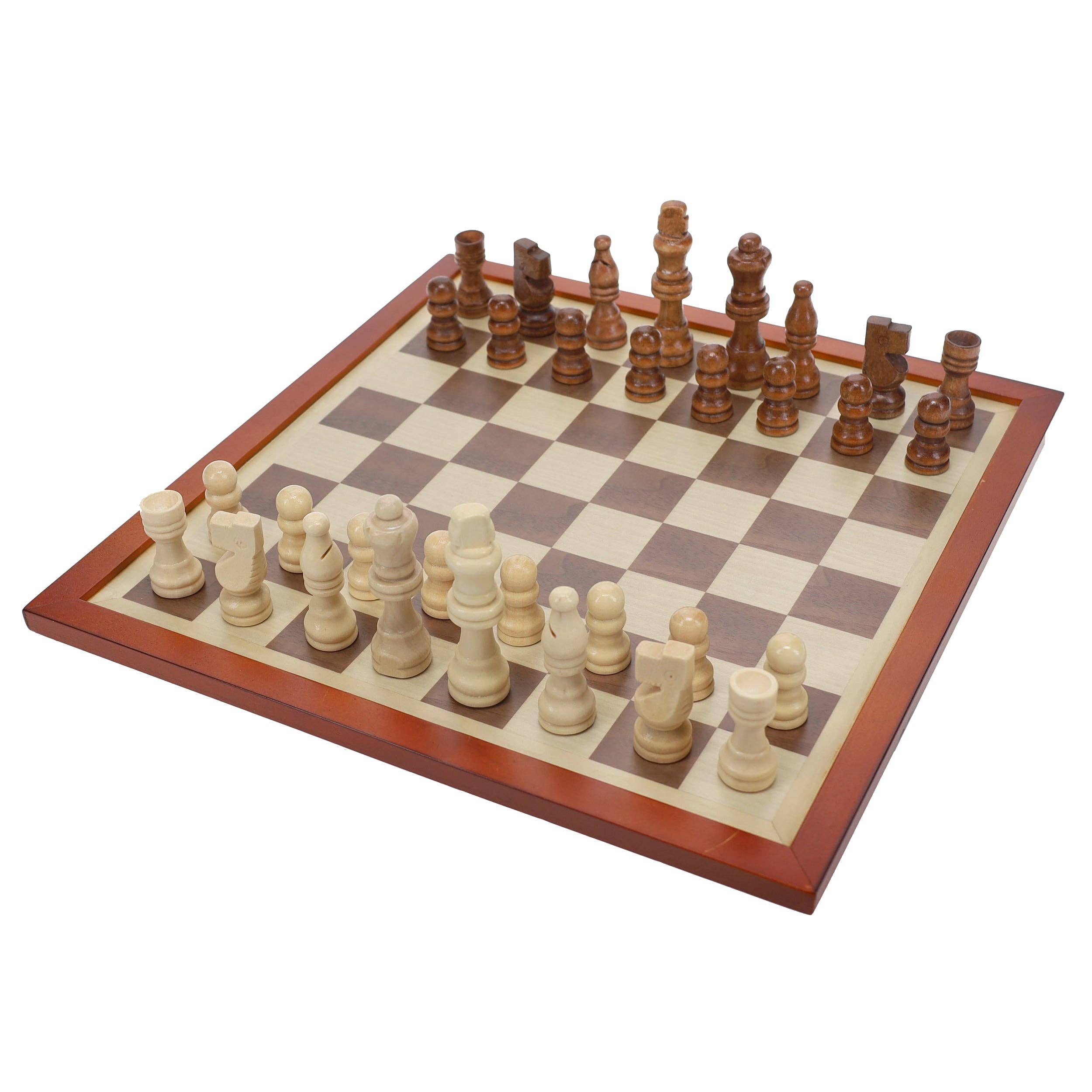 7-in-1 Combination Wood Game Set – 12 inch board