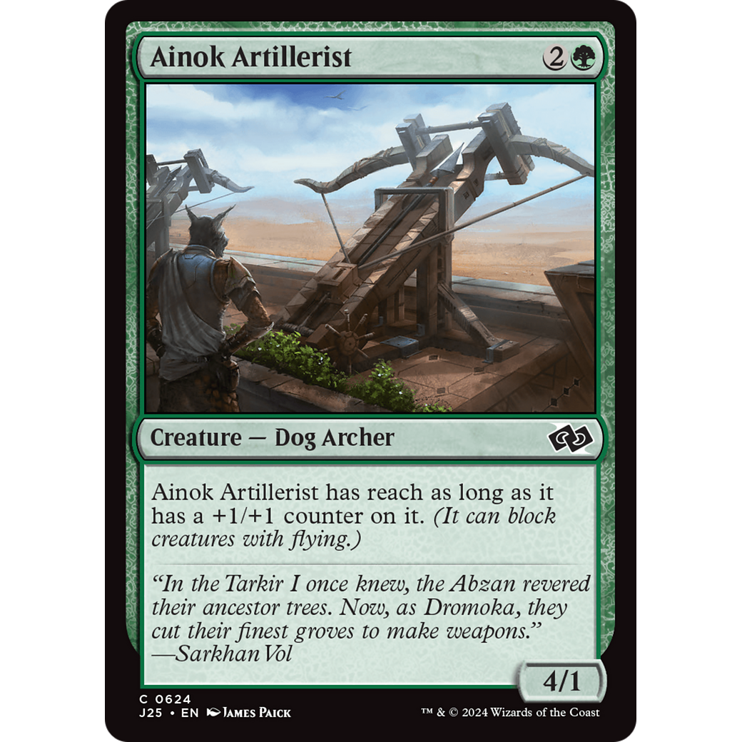 Ainok Artillerist (J25-624) - Foundations Jumpstart