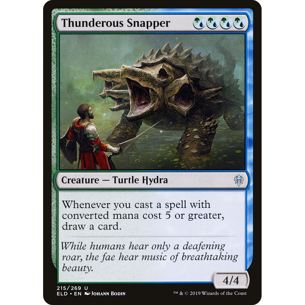 Thunderous Snapper (ELD-215) - Throne of Eldraine Foil