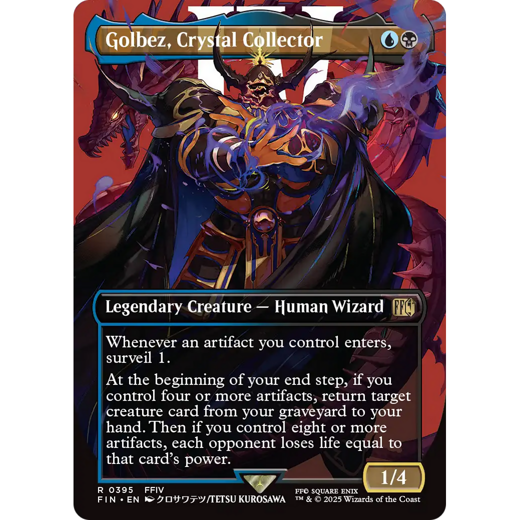 Golbez, Crystal Collector (FIN-395) - FINAL FANTASY (Borderless) Foil
