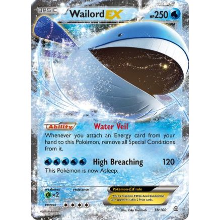 Wailord EX 38/160 - XY Primal Clash Holofoil