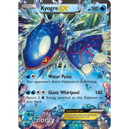 Kyogre EX 54/160 - XY Primal Clash Holofoil