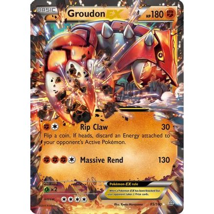 Groudon EX 85/160 - XY Primal Clash Holofoil