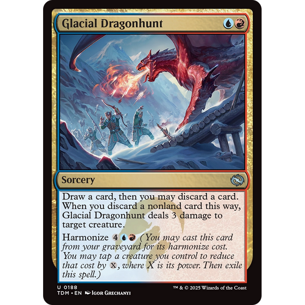 Glacial Dragonhunt (TDM-188) - Tarkir: Dragonstorm